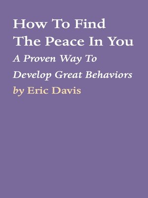 cover image of How to Find the Peace In You